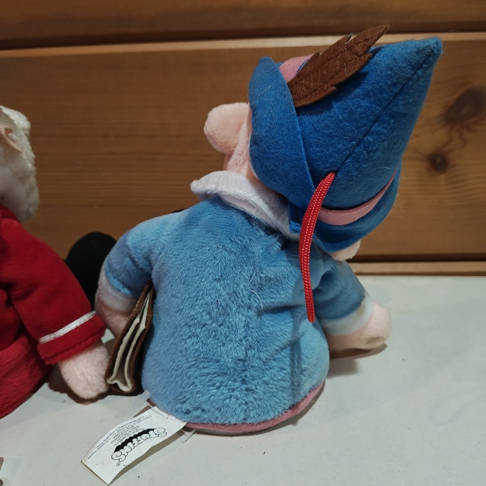 2 Stuffins Santa Hermie Talking Animated Plush Rudolph Reindeer 2000 Vintage F32 - Picture 6 of 11